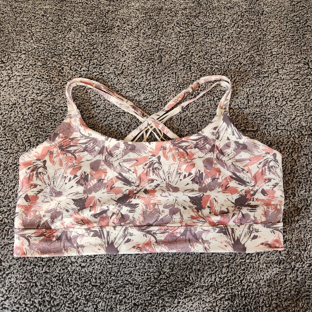 Floral Print Women's Bra